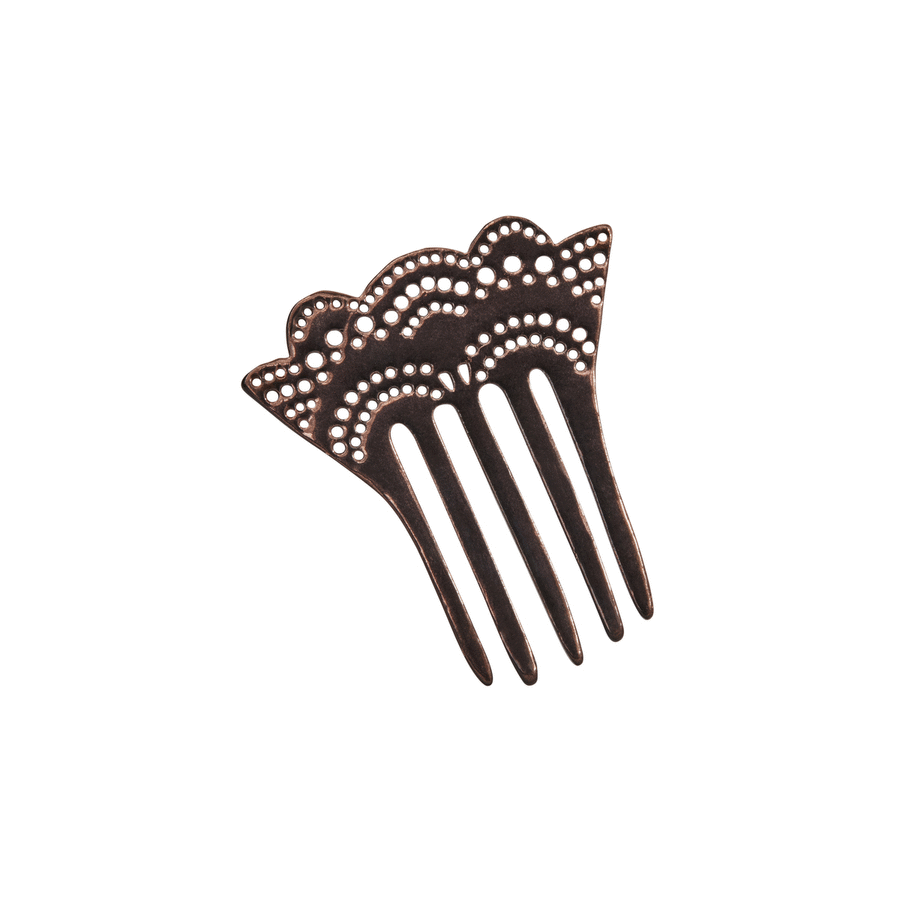 Decorative Mini Metal Hair Comb - Ariana Ost