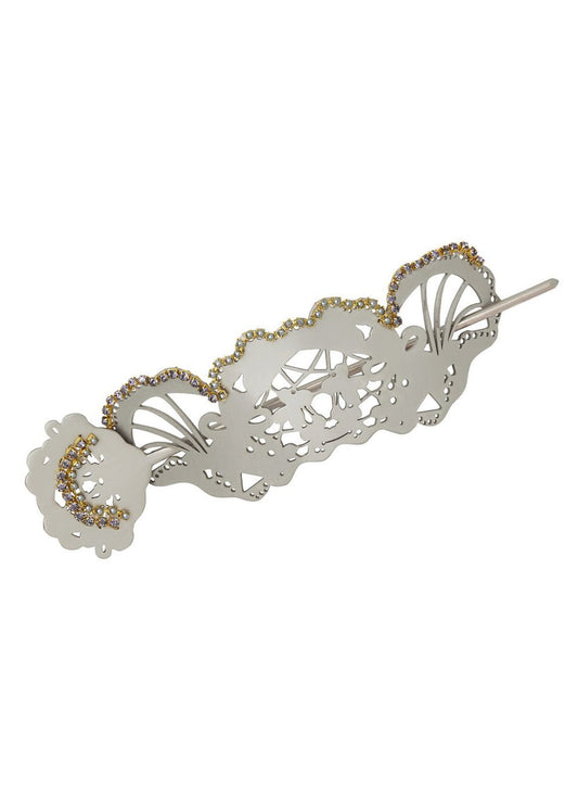 Embellished Statement Curved Hair Stick Holder - Ariana Ost