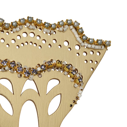 Embellished Statement Hair Comb - Ariana Ost