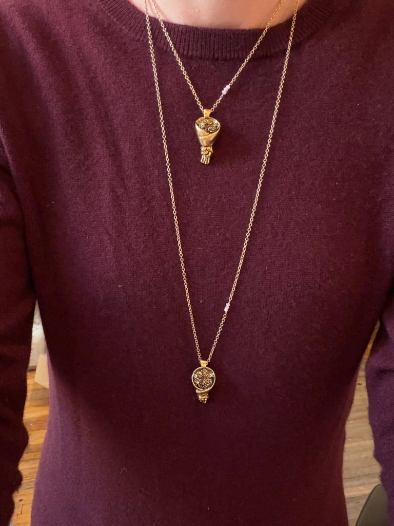 floral bouquet necklace ariana ost