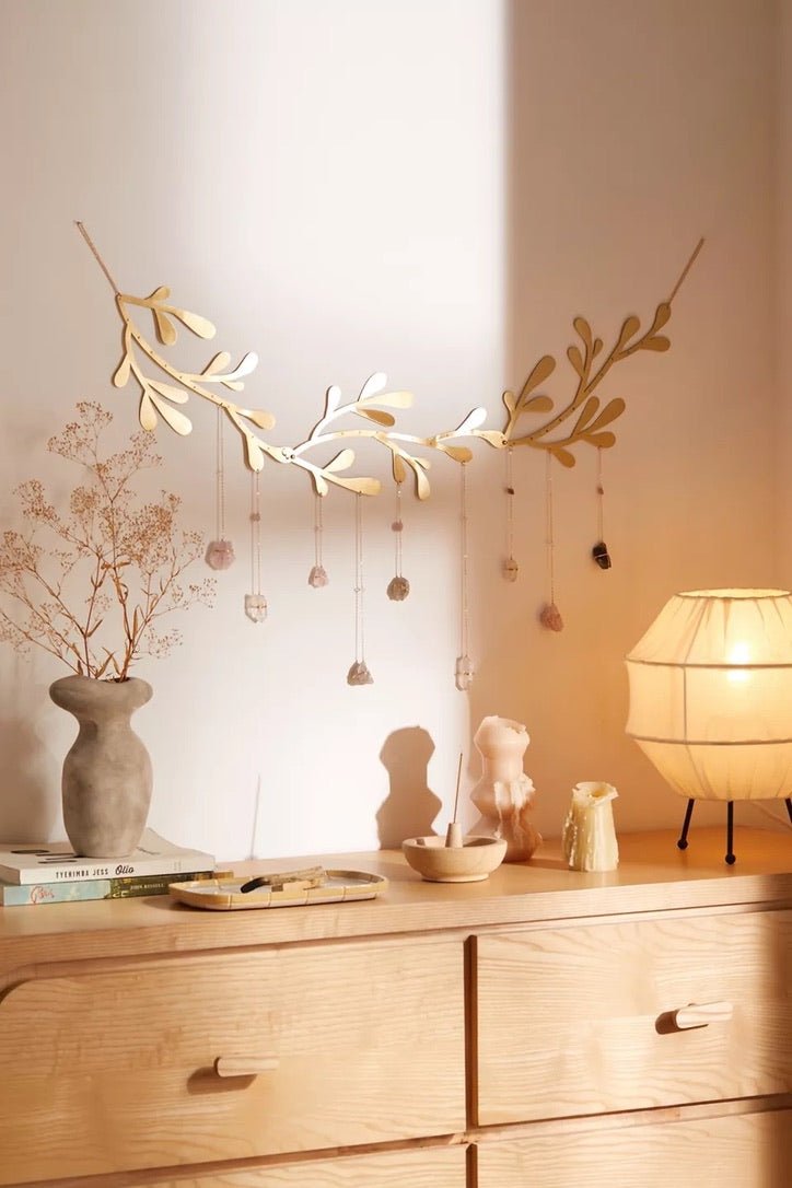 Floral Vines Healing Crystal Garland - Ariana Ost