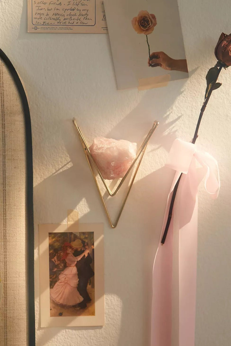 Geometric Wall Mount Interchangeable Crystal Holder - Ariana Ost