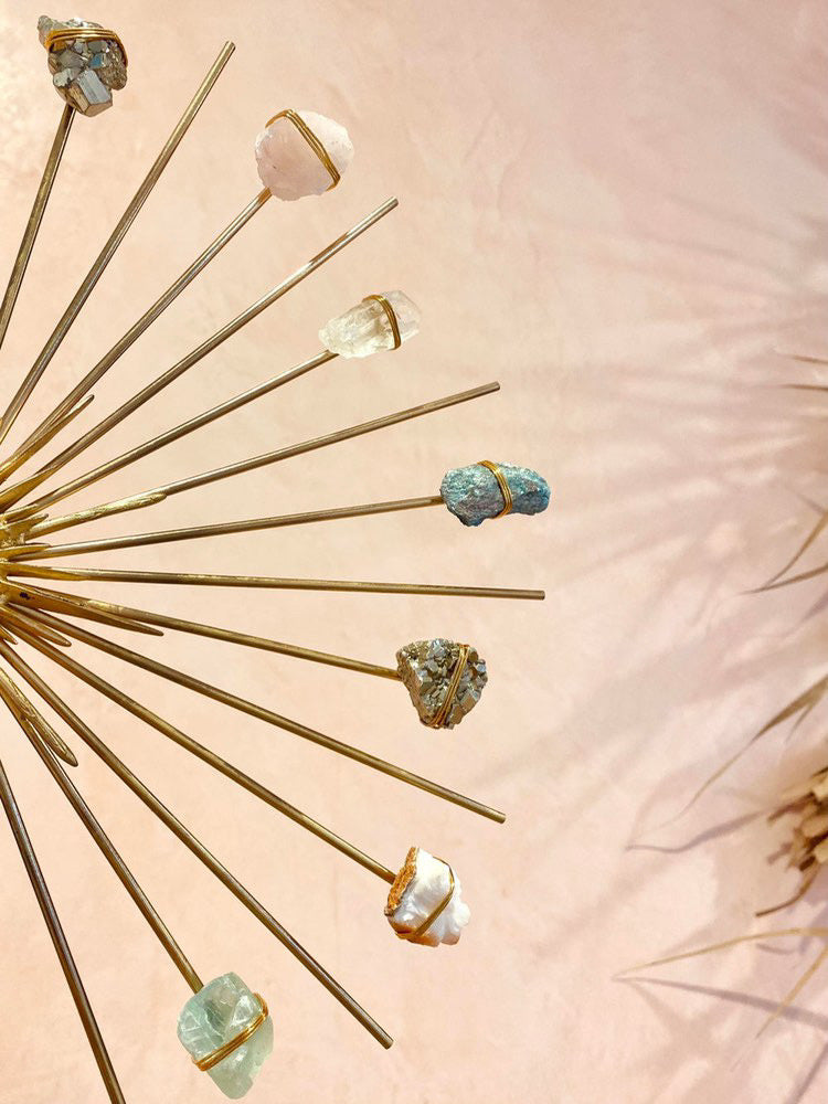 sunburst crystal grid
