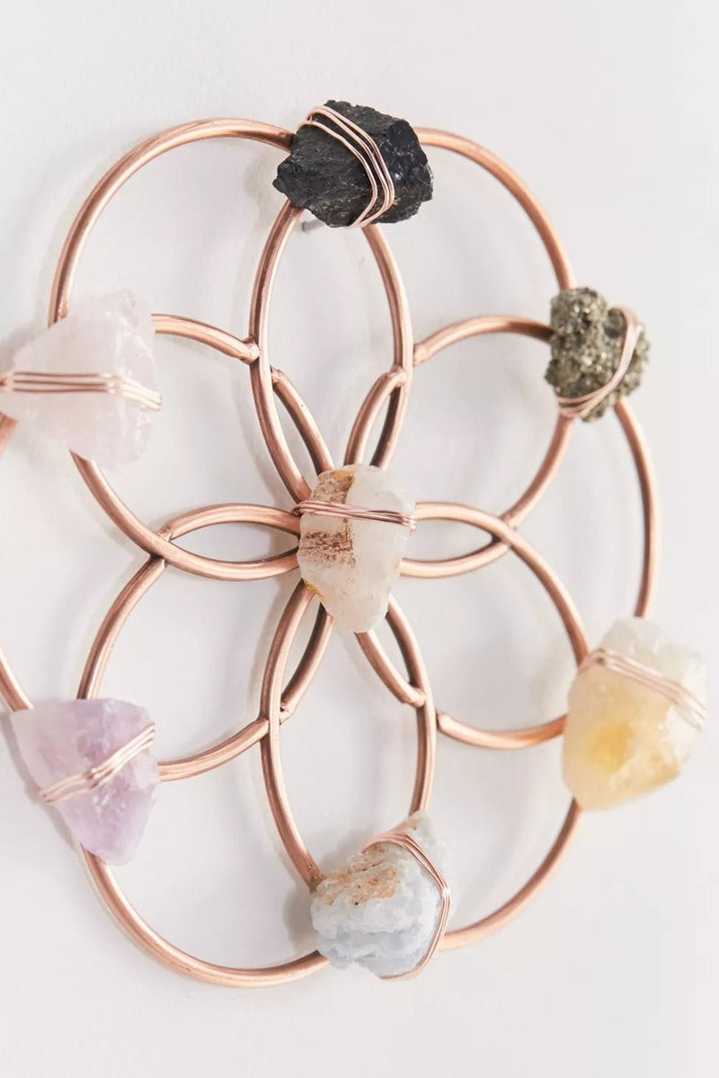 Small Flower of Life Healing Crystal Grid - Ariana Ost