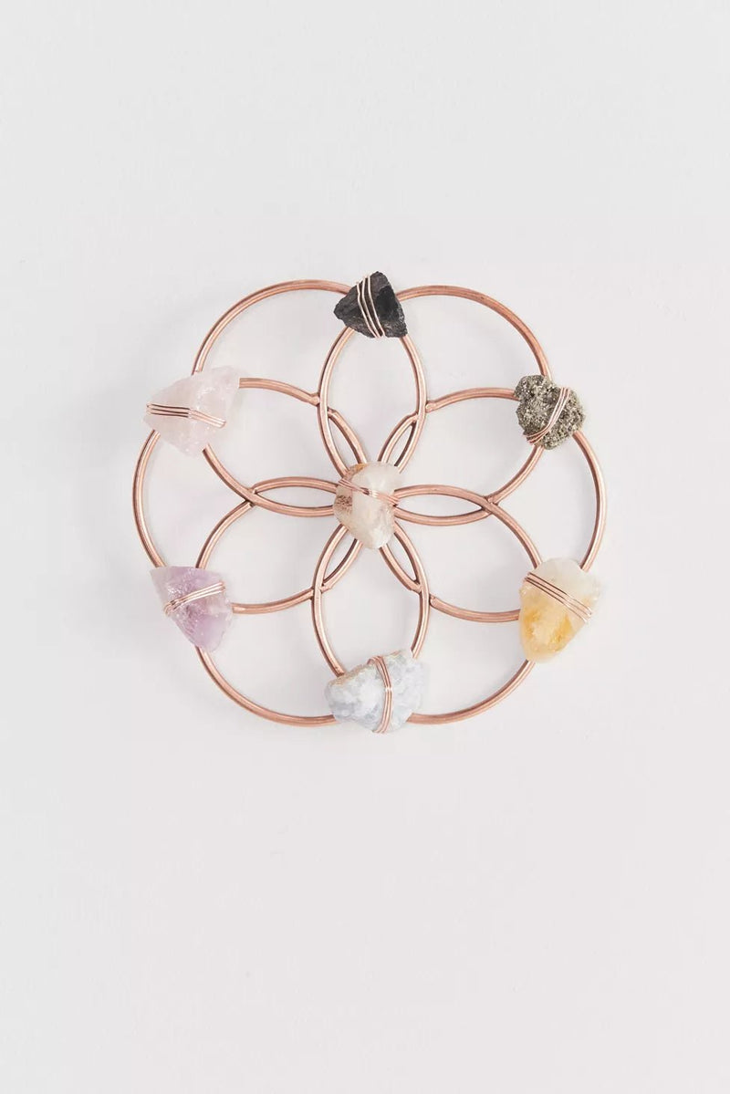 Small Flower of Life Healing Crystal Grid - Ariana Ost