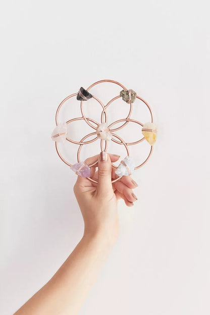 Small Flower of Life Healing Crystal Grid - Ariana Ost