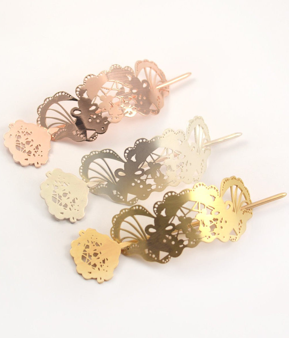 Statement Curved Hair Stick Holder - Ariana Ost