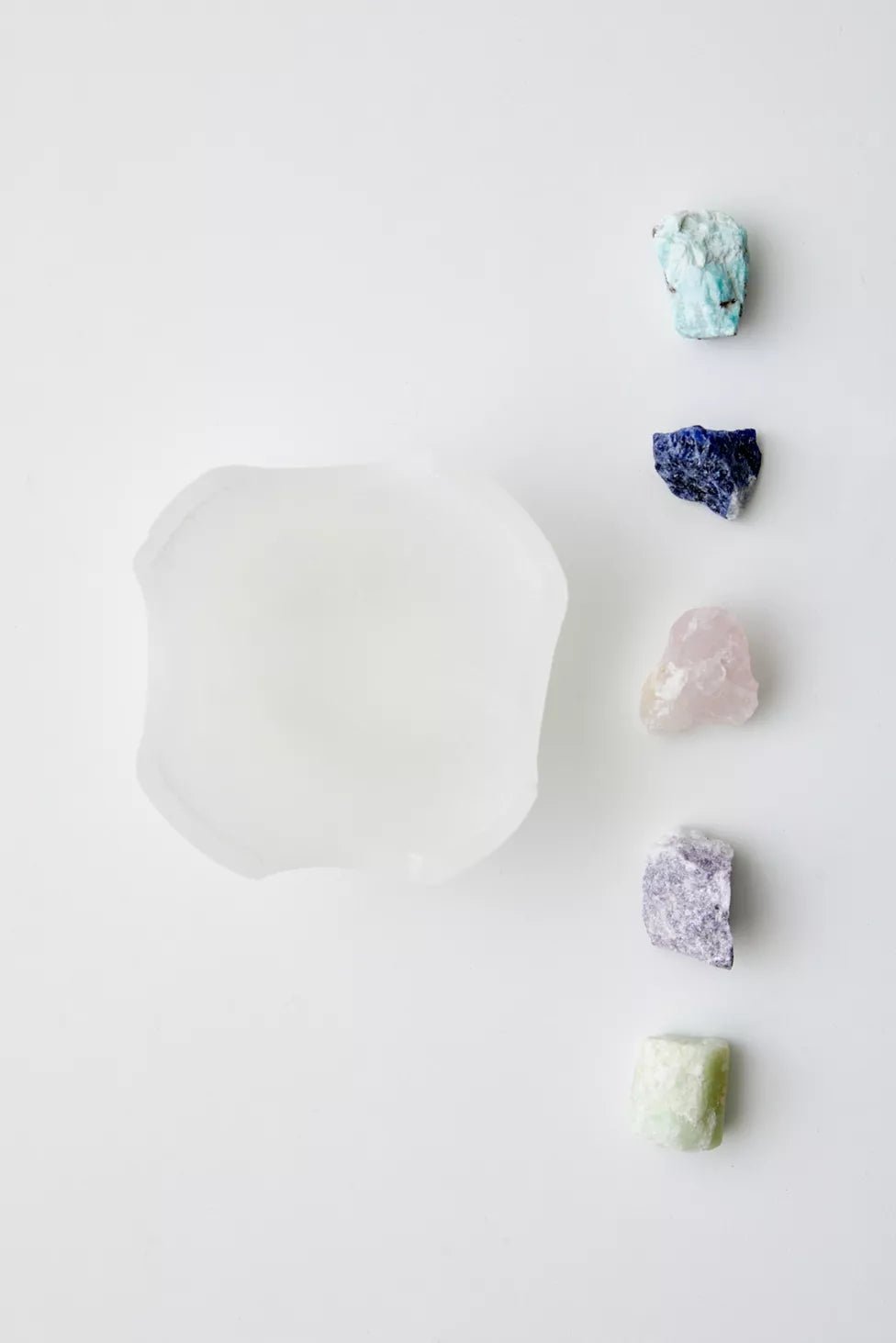 The Prettiest Healing Crystals in Selenite Charging Bowl - Ariana Ost