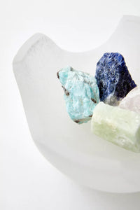 The Prettiest Healing Crystals in Selenite Charging Bowl - Ariana Ost