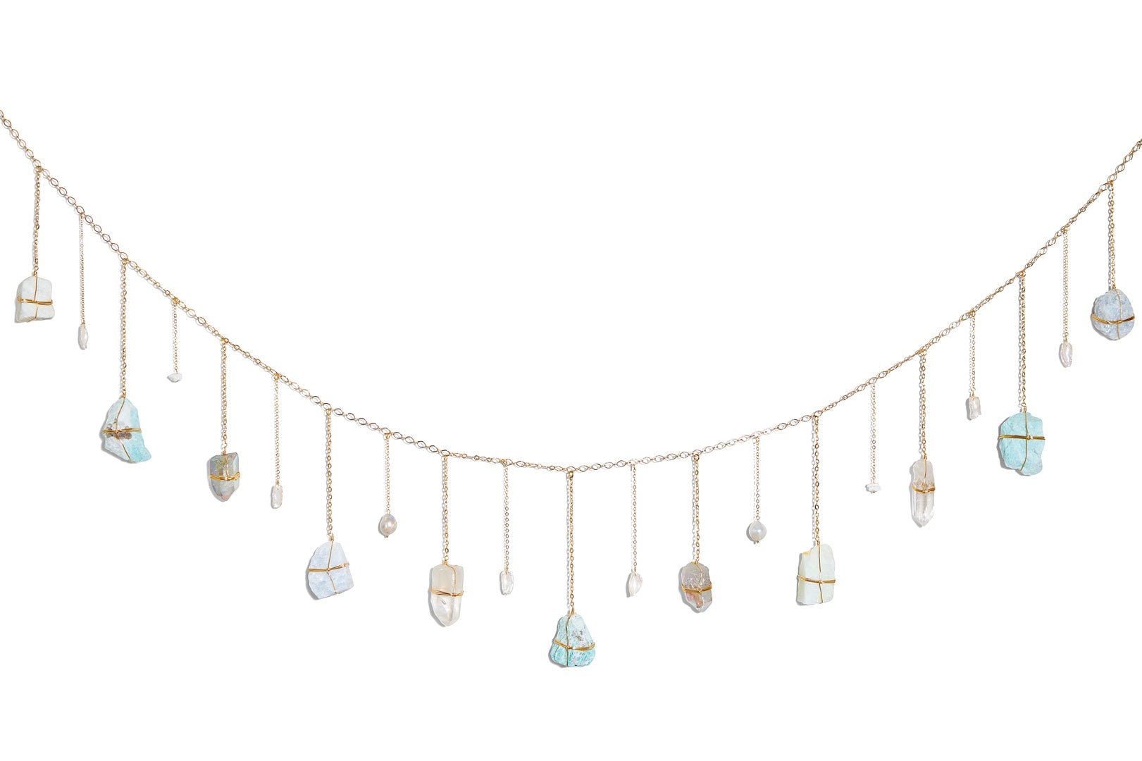 Beach Vibes Healing Crystal Garland - Ariana Ost