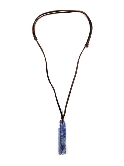 Blue Kyanite Mens Necklace - Ariana Ost