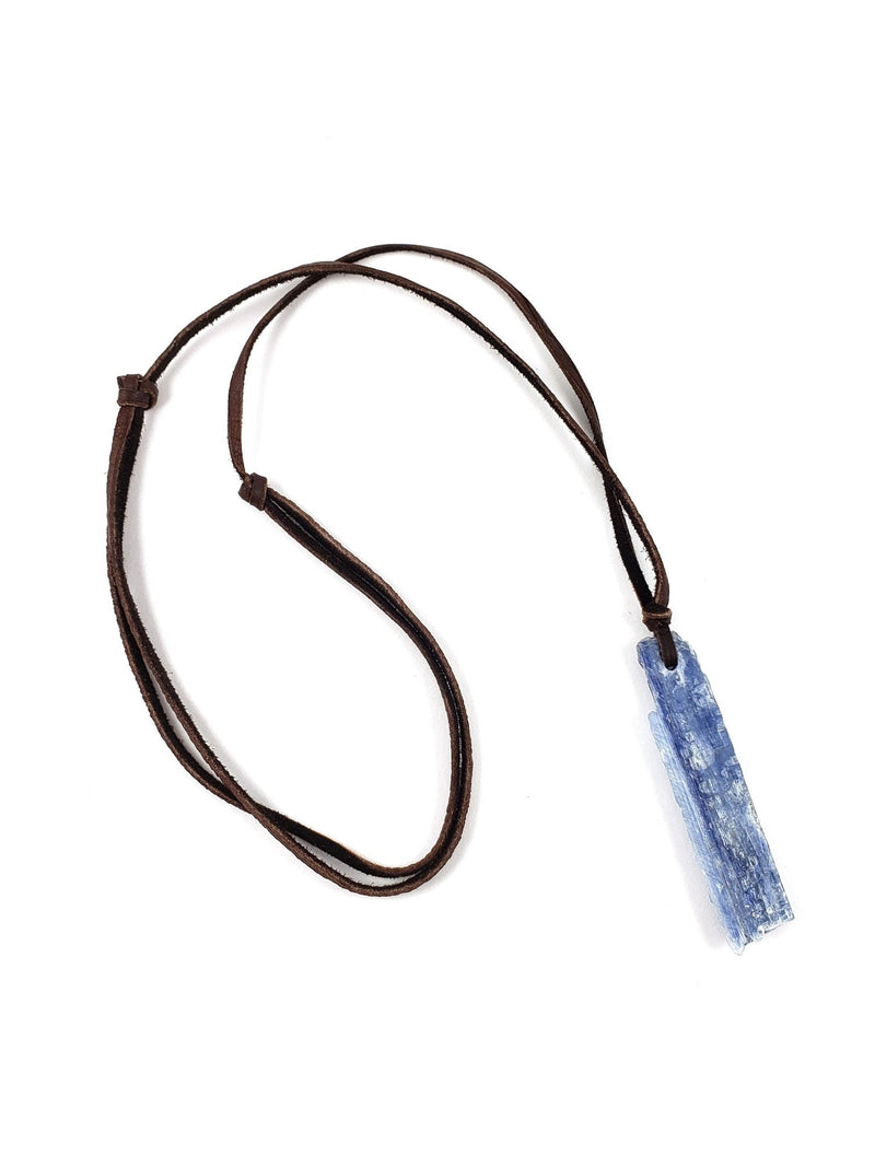 Blue Kyanite Mens Necklace - Ariana Ost