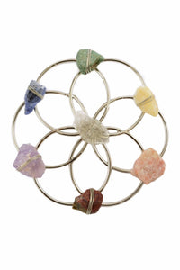 Chakra Balancing Flower of Life Healing Crystal Grid - Ariana Ost