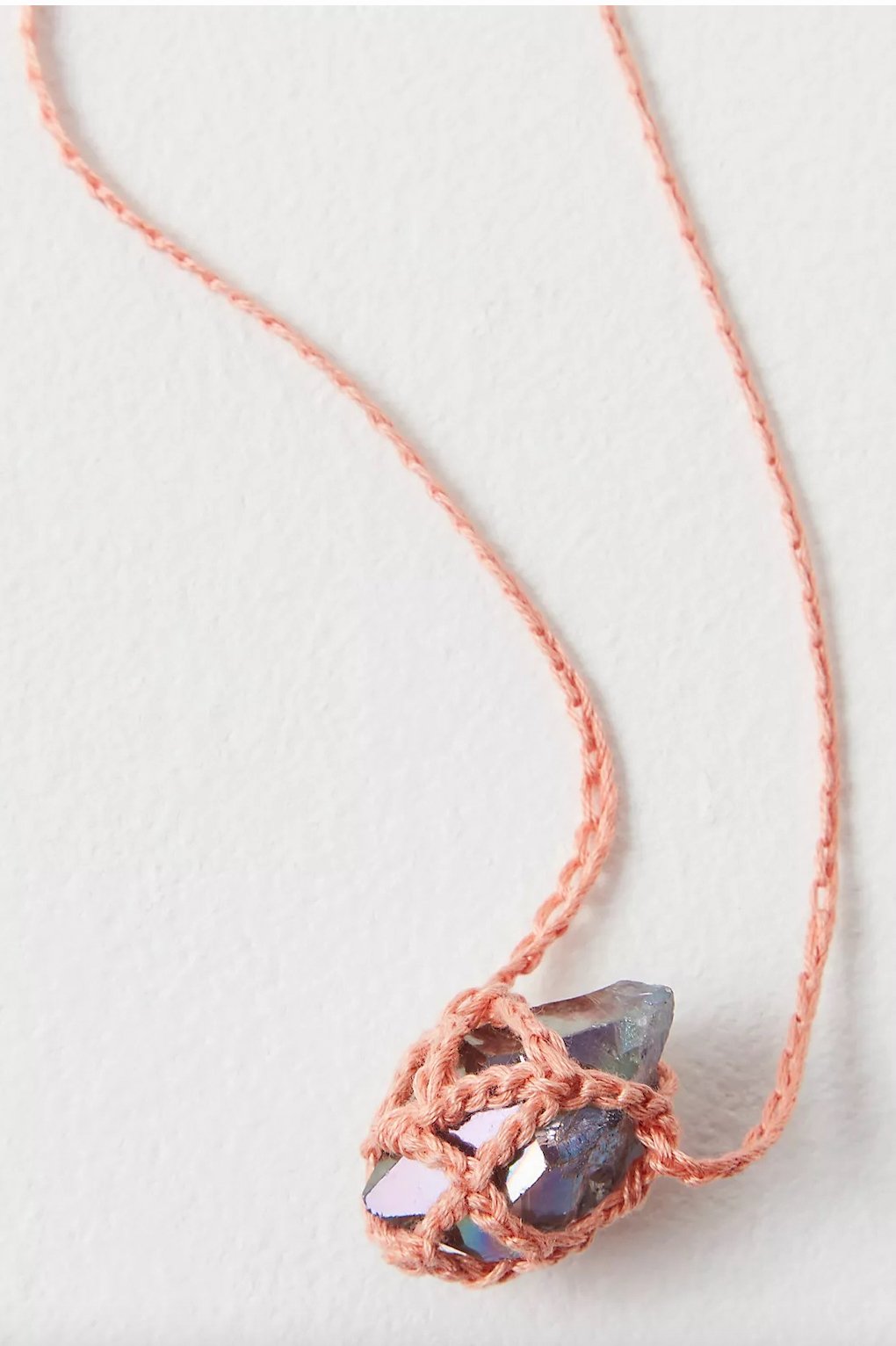 Crochet Healing Crystal Necklace - Ariana Ost