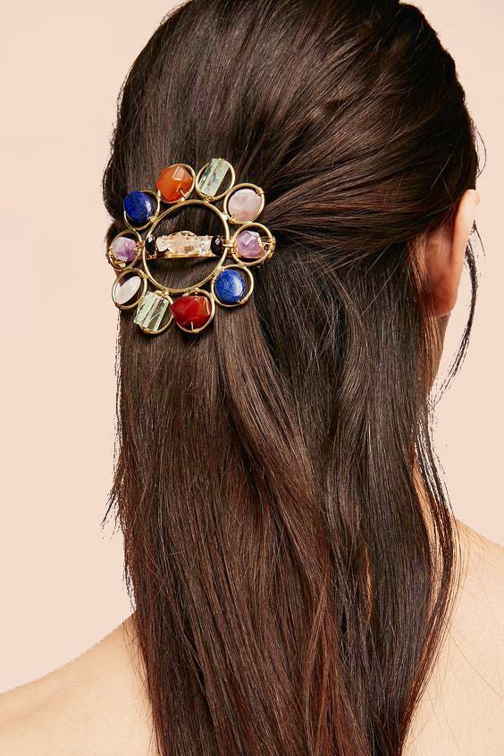 Crystal Grid Barrette - Ariana Ost