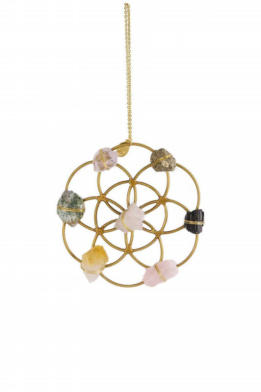 Crystal Grid Flower Of Life Ornament - Ariana Ost