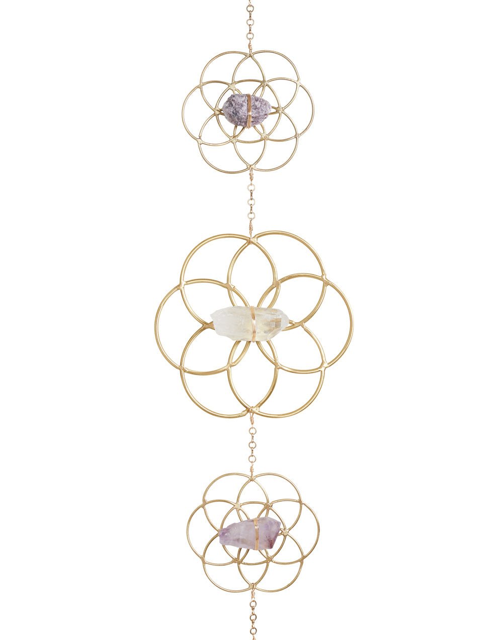 Crystal Grid Flower of Life Wall Hanging - Ariana Ost