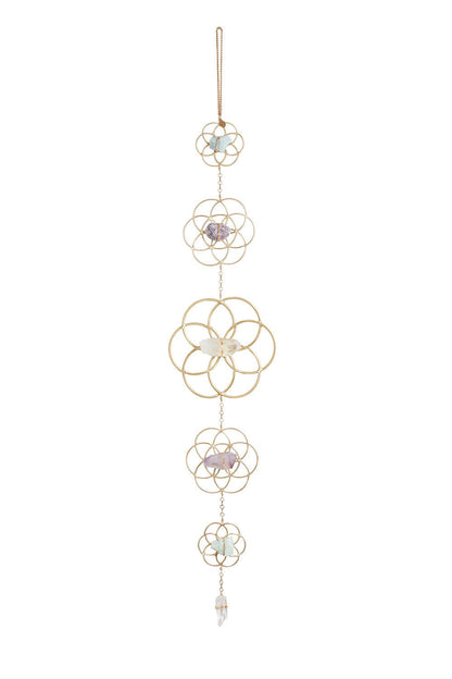 Crystal Grid Flower of Life Wall Hanging - Ariana Ost