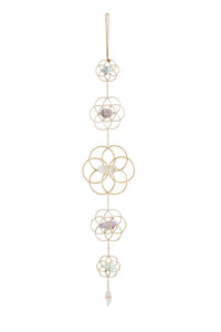 Crystal Grid Flower of Life Wall Hanging - Ariana Ost