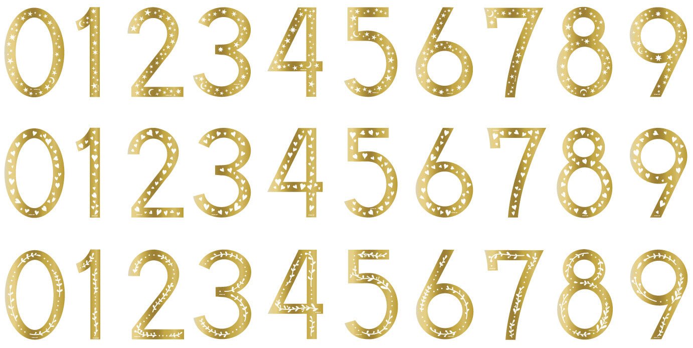 Decorative Door Numbers - Ariana Ost