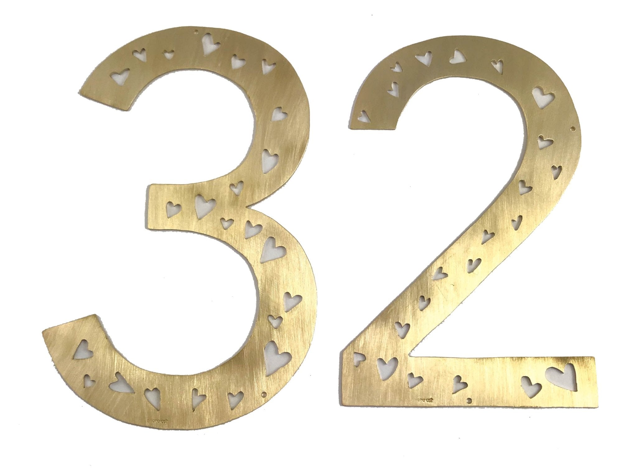 Decorative Door Numbers - Ariana Ost
