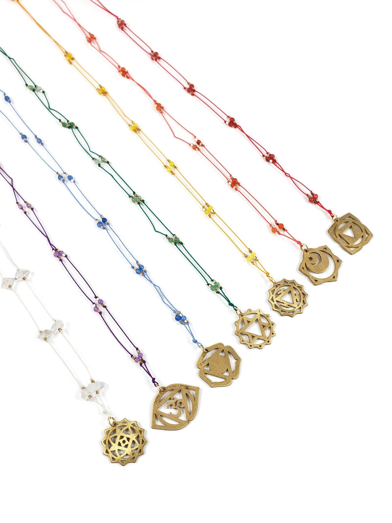 Delicate Chakra Thread Necklace - Ariana Ost