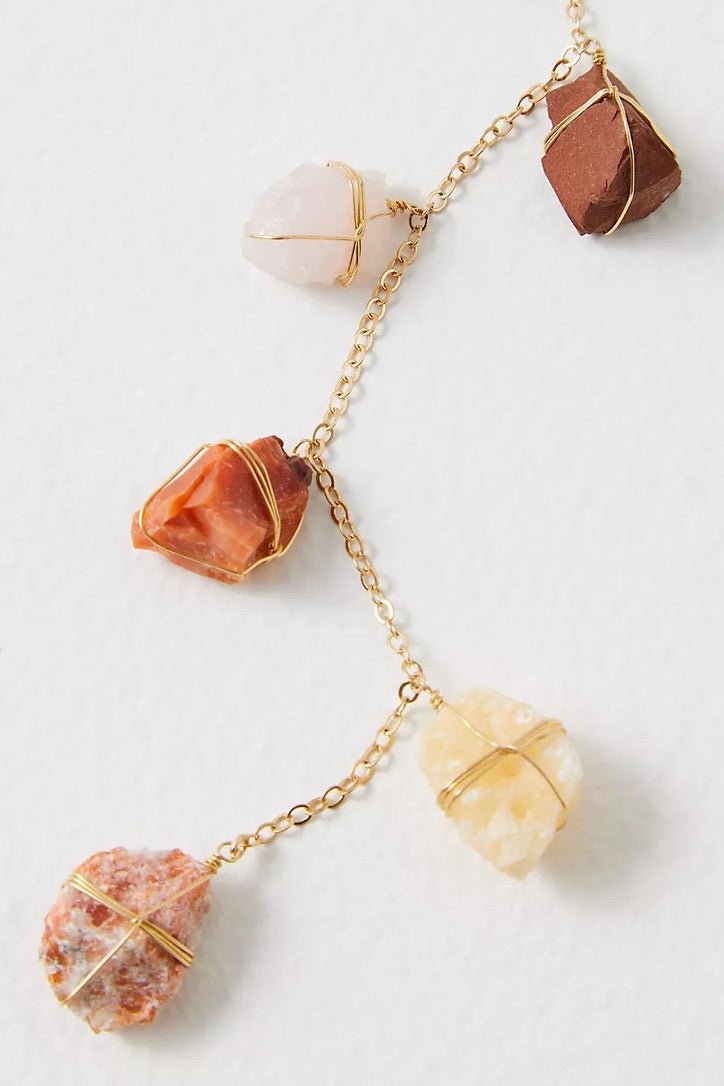 dripping stones hair tie