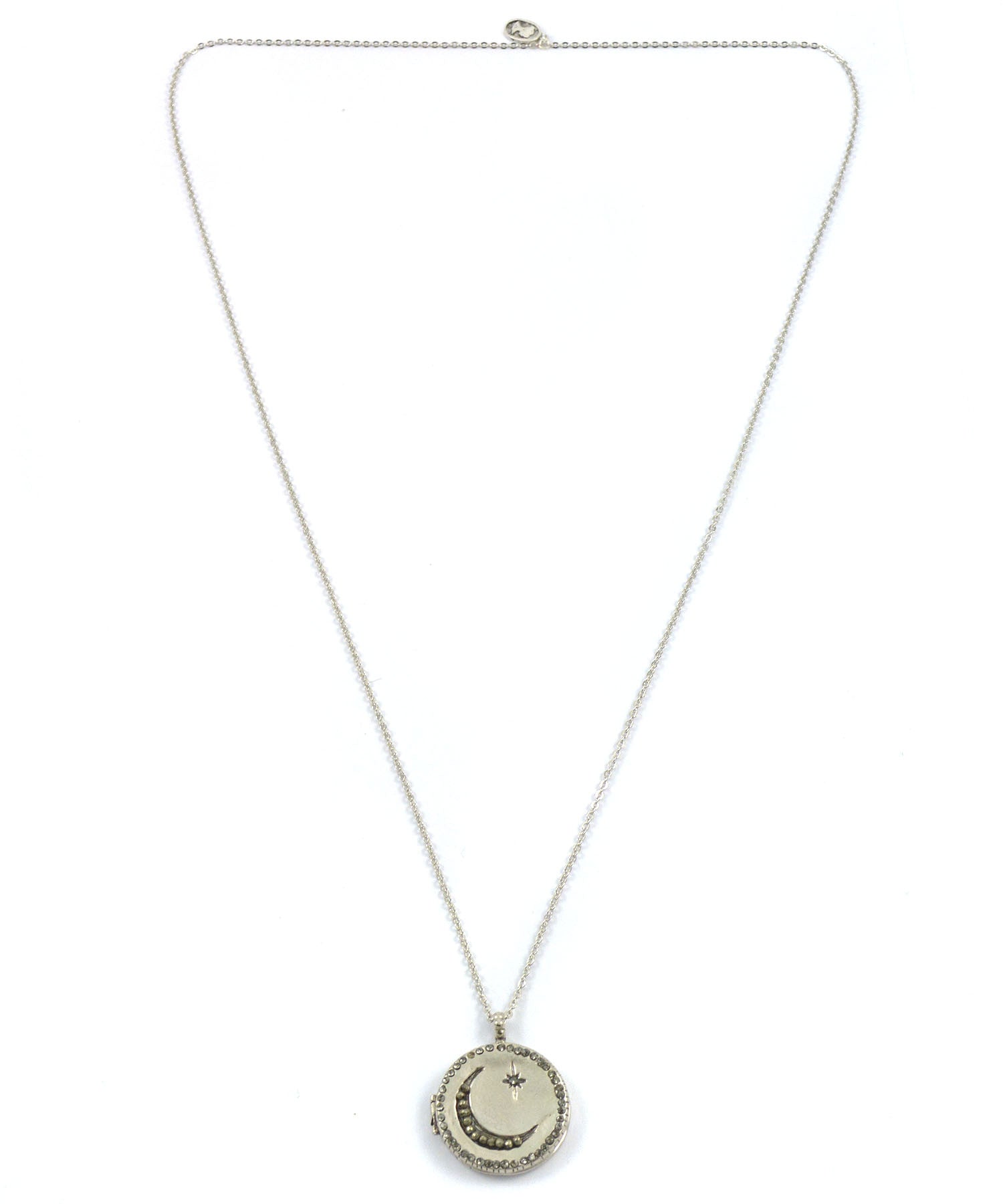 Embellished Moon North Star Locket - Ariana Ost