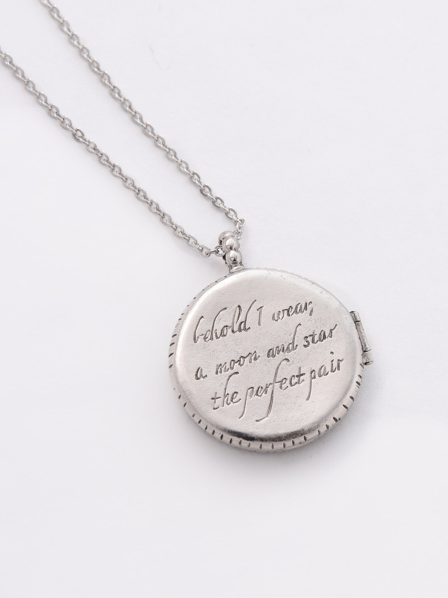 Embellished Moon North Star Locket - Ariana Ost