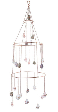 Ethereal Mixed Healing Crystal Chandelier - Ariana Ost