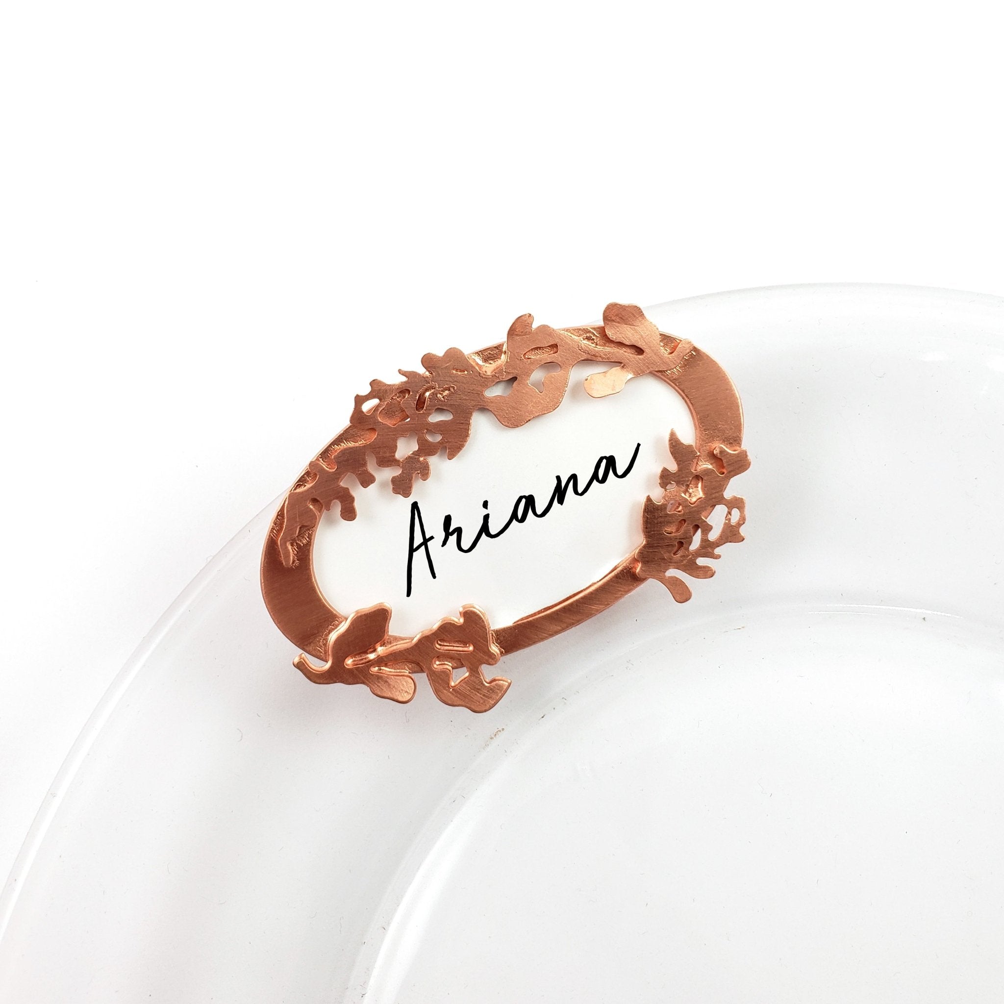 Floral Vines Place Card Holder - Ariana Ost