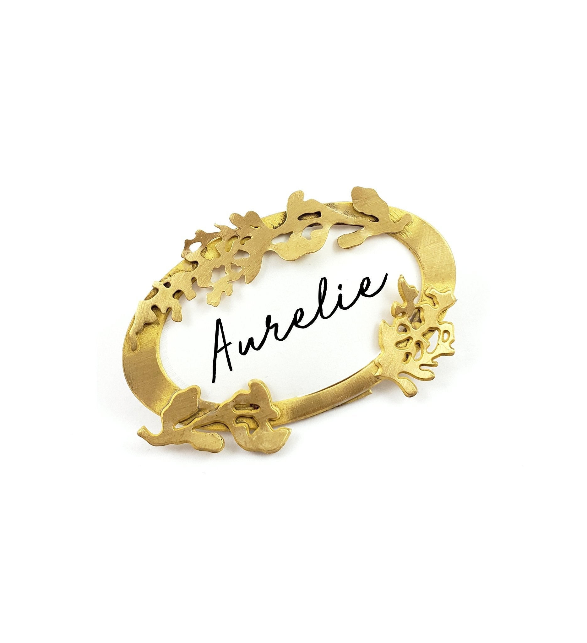 Floral Vines Place Card Holder - Ariana Ost