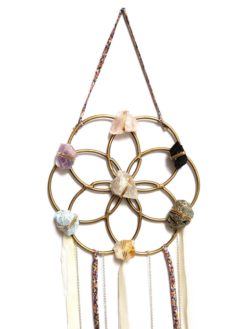 Flower Of Life - Crystal Healing Grid - Dreamcatcher - Ariana Ost