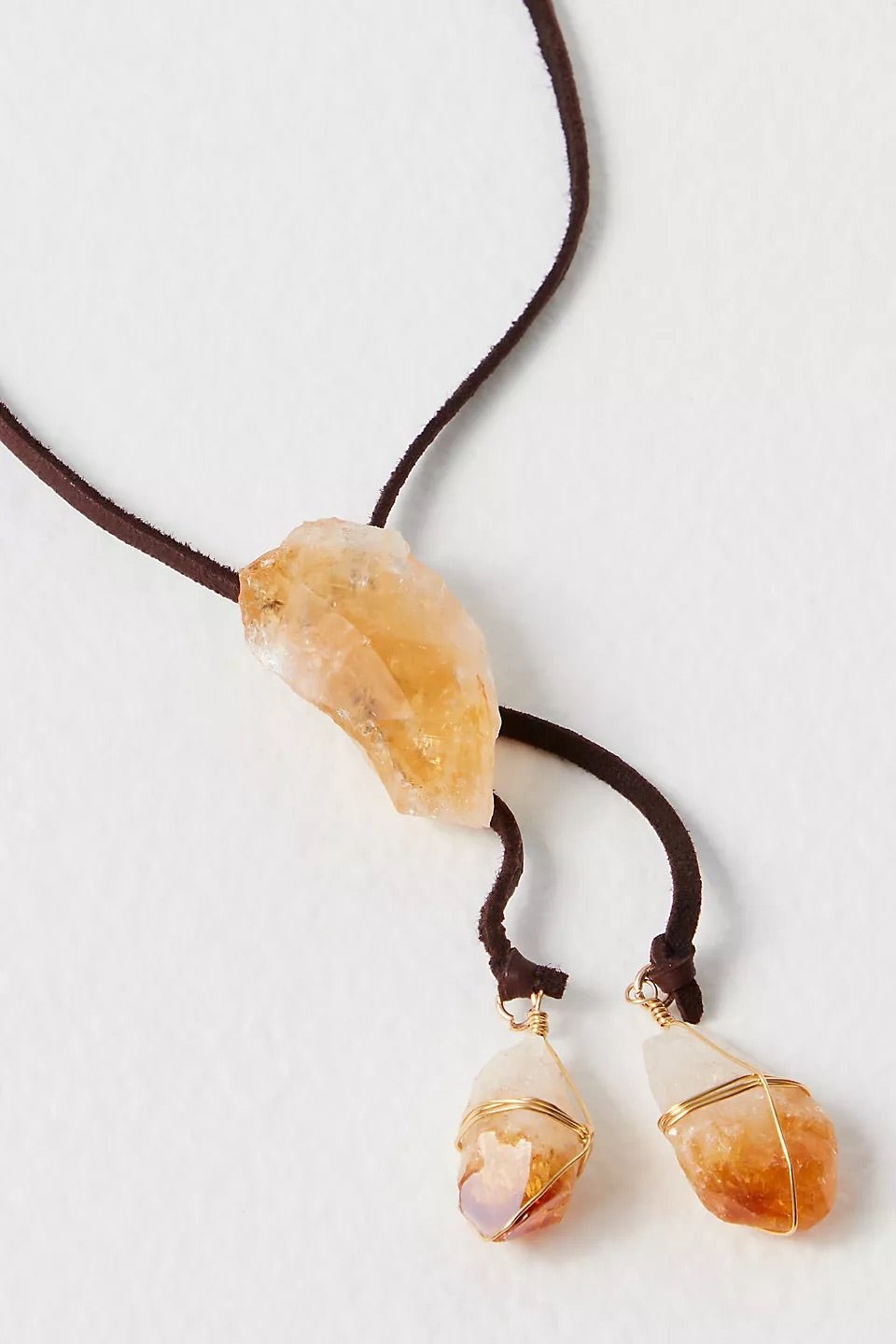 Healing Crystal Bolo Necklace - Ariana Ost