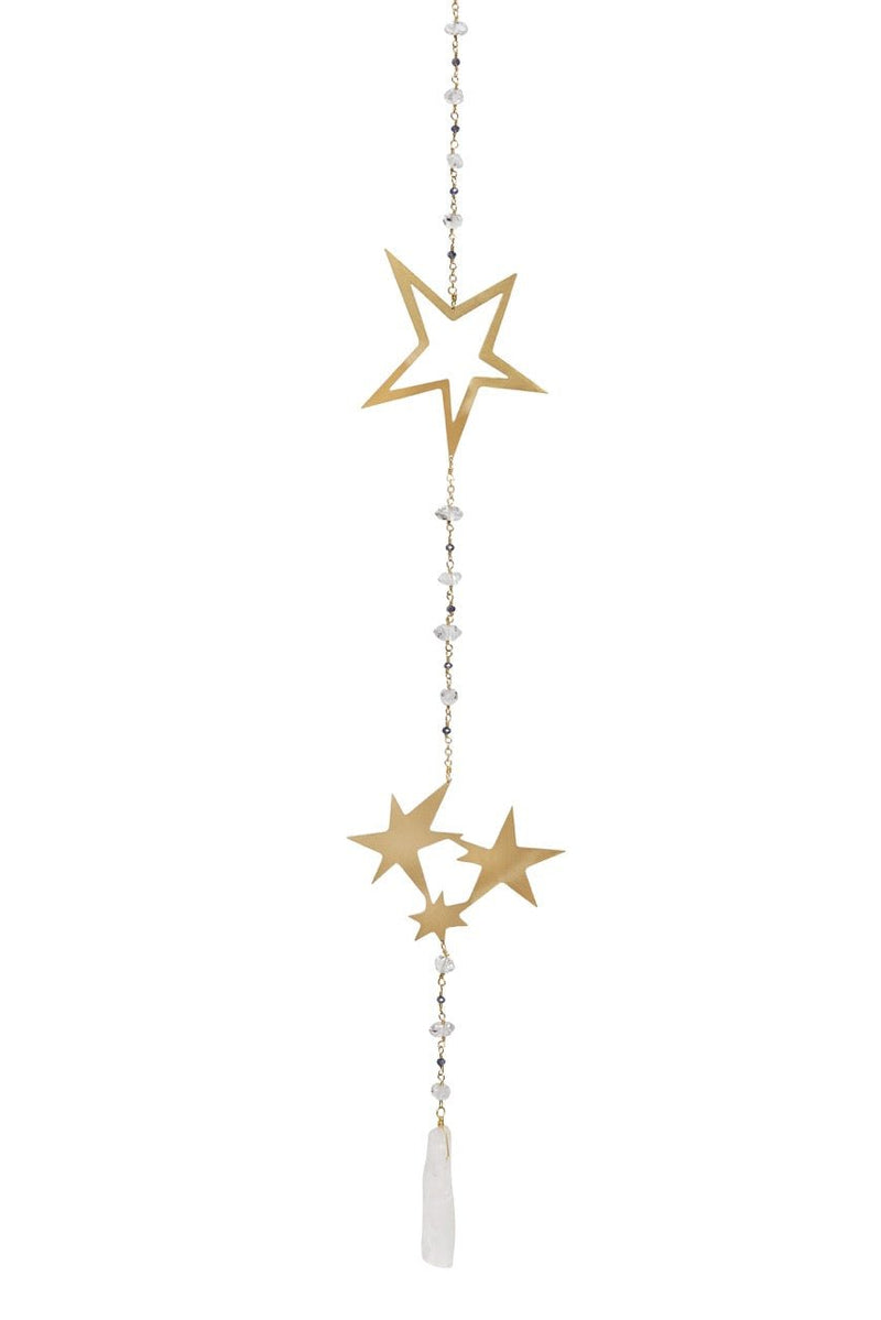 Herkimer Diamond Star Wall Hanging - Ariana Ost