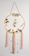 Illuminated Floral Healing Crystal Dreamcatcher - Ariana Ost