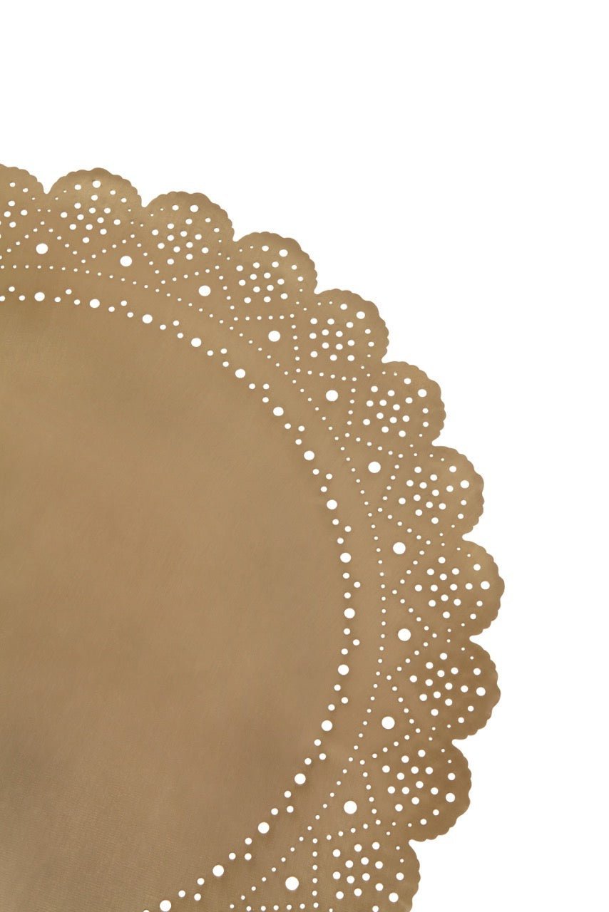 Lace Doily Metal Placemat Charger - Ariana Ost