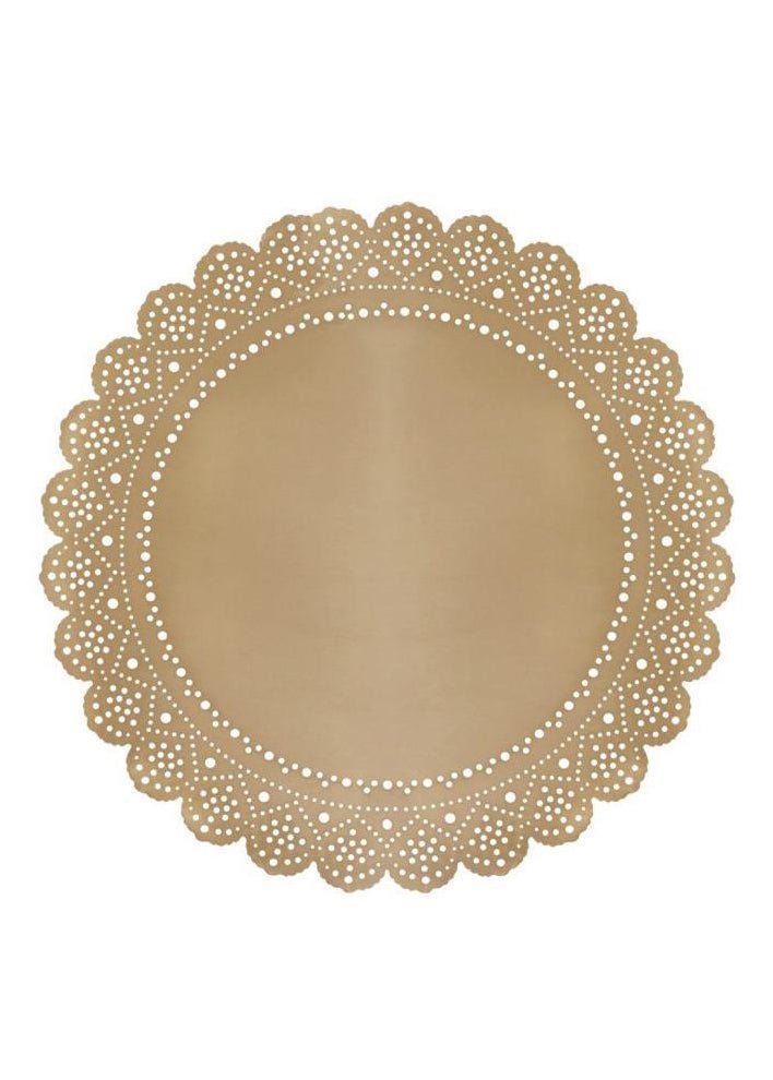 Lace Doily Metal Placemat Charger - Ariana Ost