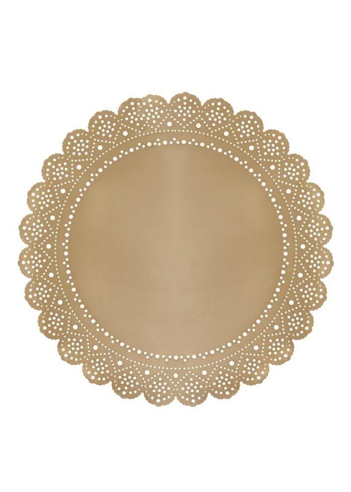 Lace Doily Metal Placemat Charger - Ariana Ost