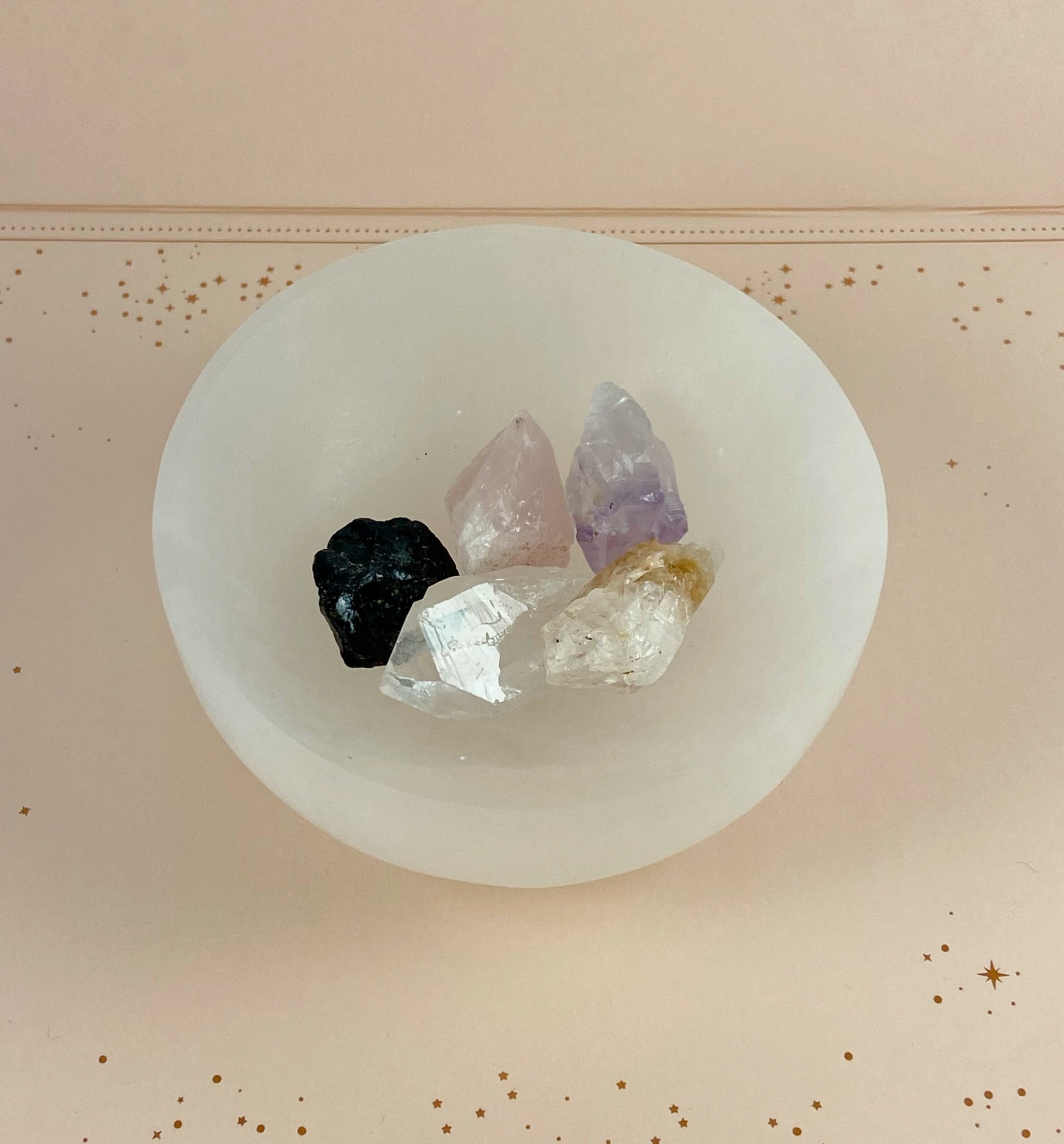 Medium Polished Selenite Charging Crystal Bowl - Ariana Ost