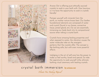 Mega Healing Crystal Bath Immersion Kit - Ariana Ost