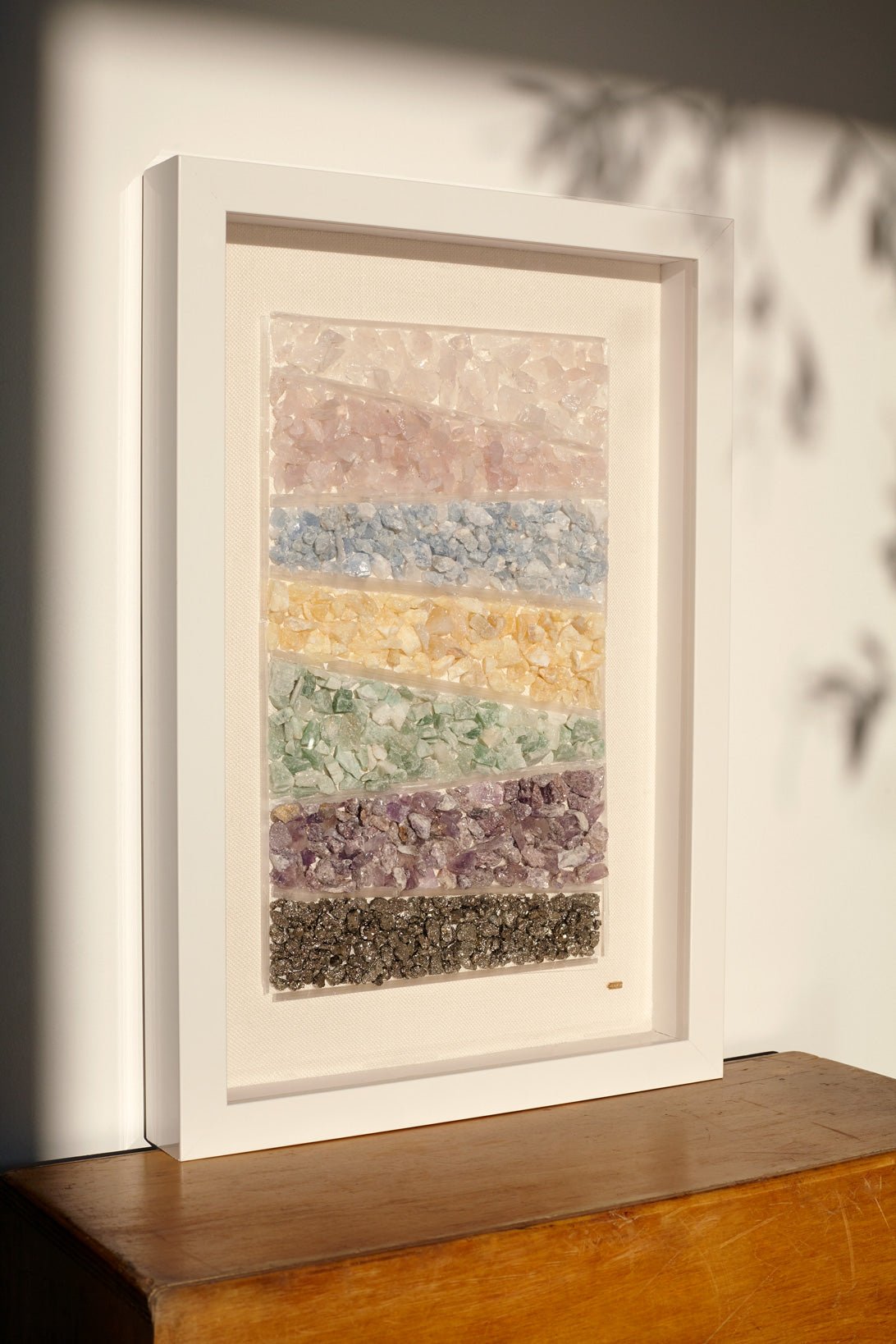 Piece de Resistance- Technicolor Crystal Wall Art - Ariana Ost