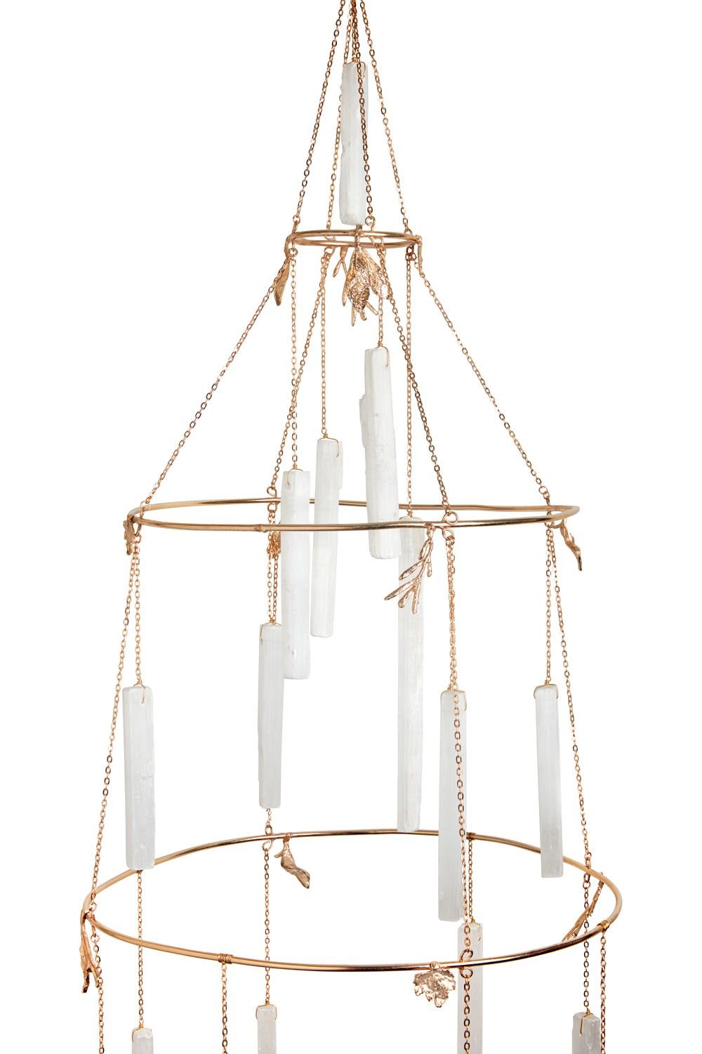 Selenite Healing Crystal Chandelier - Ariana Ost