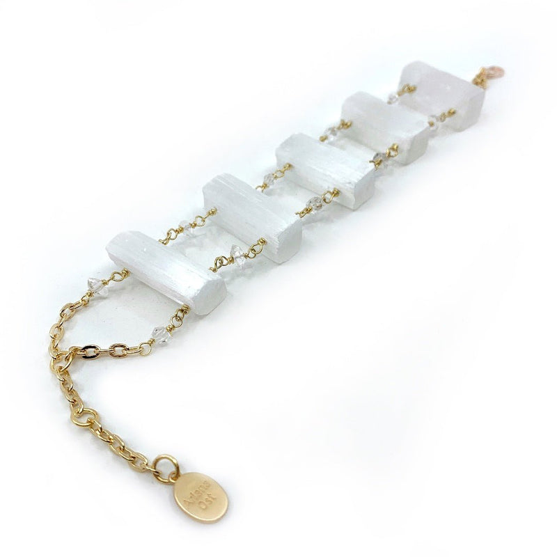 Selenite Ladder Bracelet - Ariana Ost