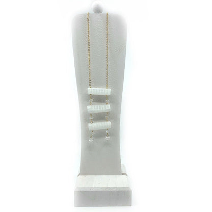Selenite Ladder Necklace - Ariana Ost
