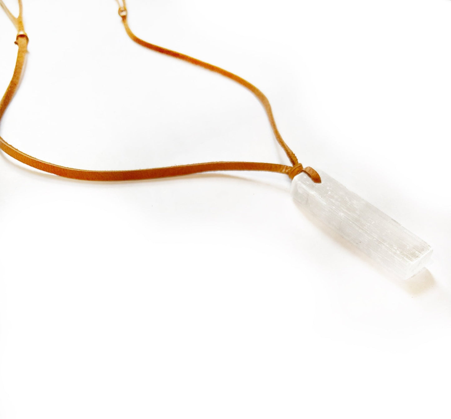 Selenite Mens Necklace - Ariana Ost