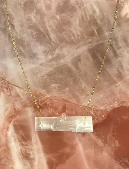 Selenite Necklace - Ariana Ost