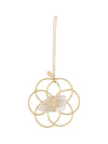 Super Mini Grid Flower Of Life Ornament Clear Quartz - Ariana Ost