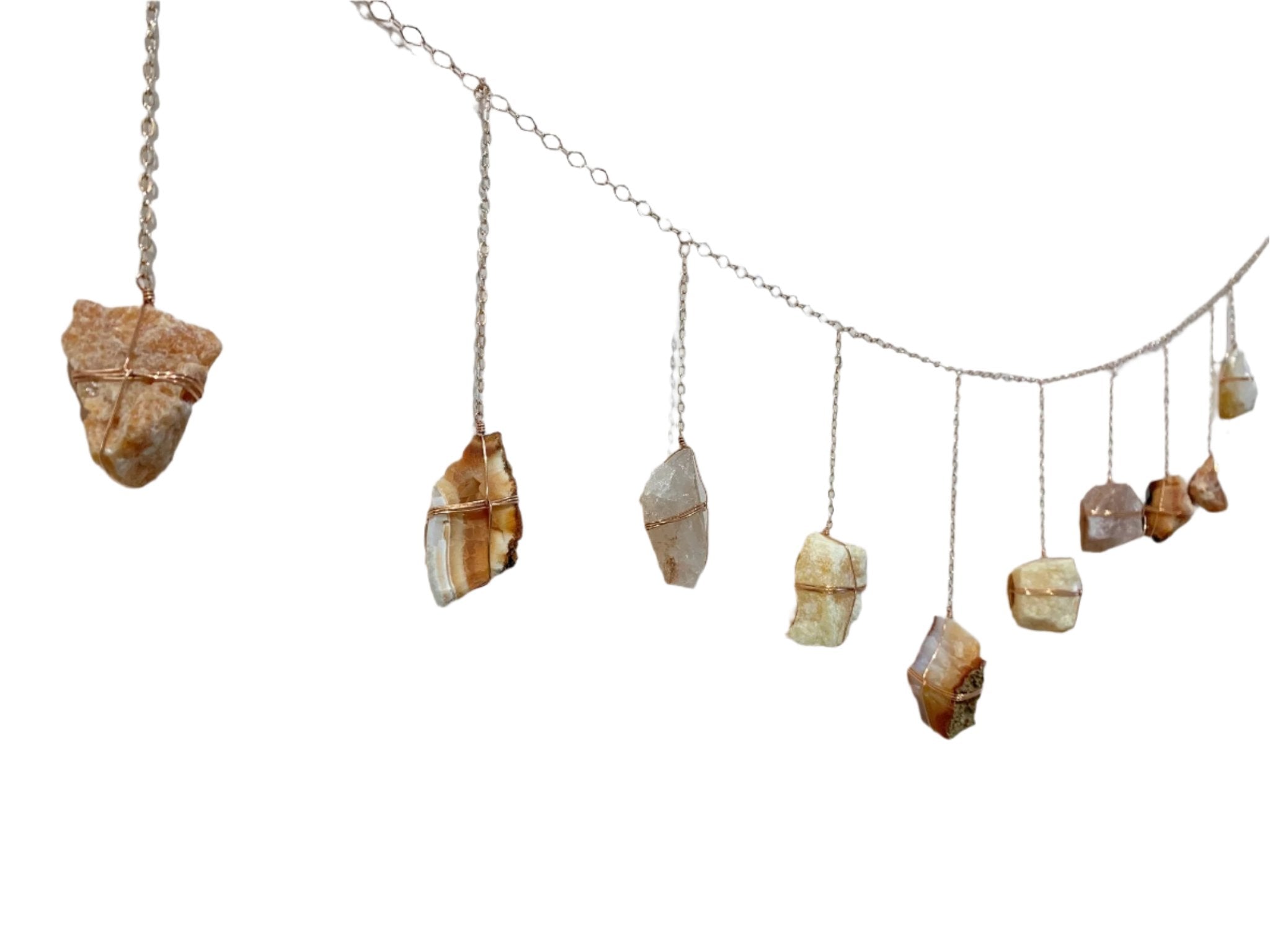 Warm Tone Rainbow Healing Crystal Garland - Ariana Ost
