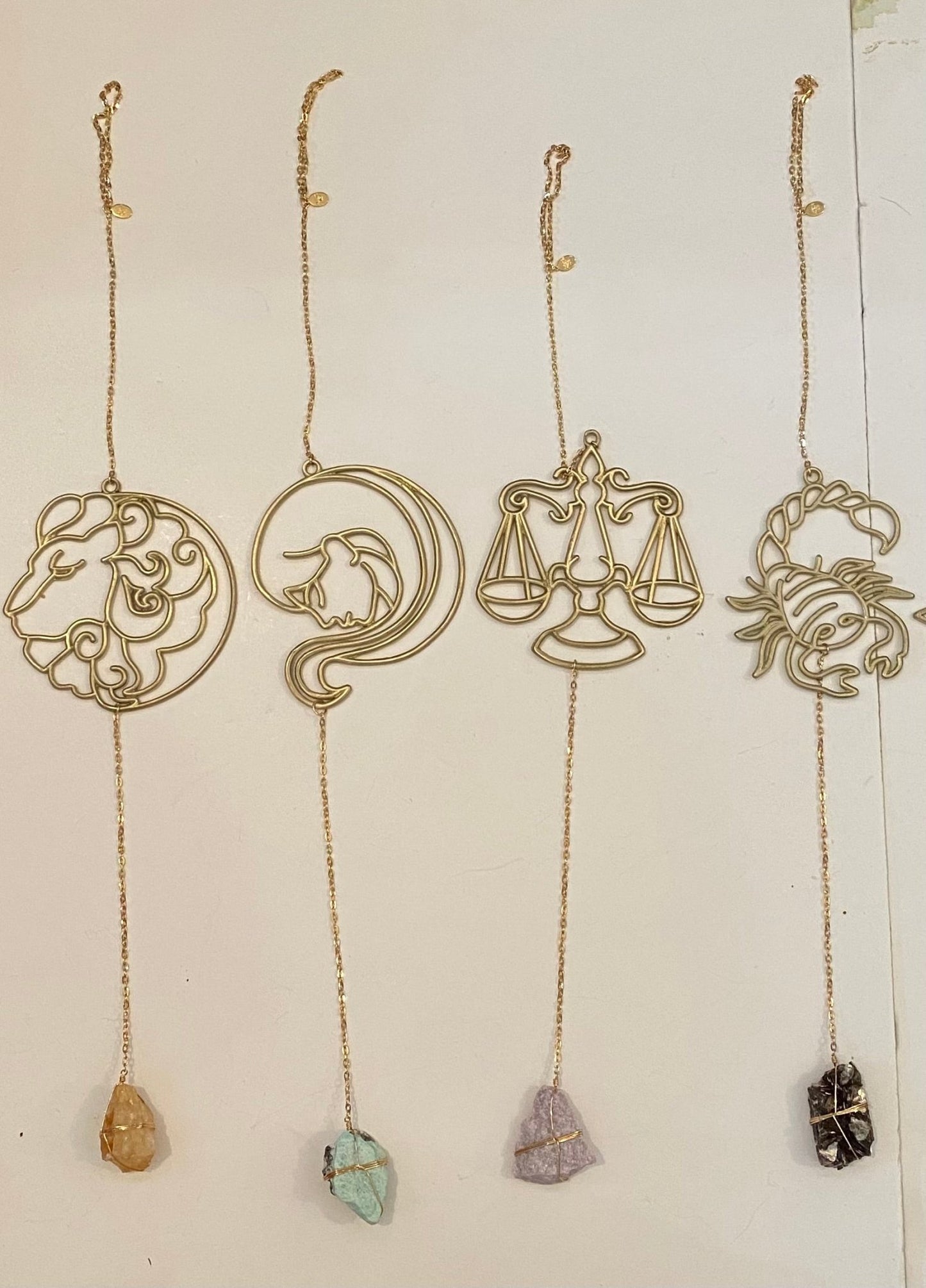 Zodiac Silhouette and Crystal Wall Hanging - Ariana Ost